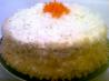Tropical Carrot Layer Cake With Island Icing. Recipe by Spice Guru