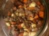 Maple Sweet Potatoes With Apple and Bacon. Recipe by Queen Roachie