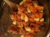 Maple Sweet Potatoes With Apple and Bacon. Recipe by Queen Roachie