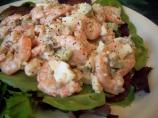 Creamy Shrimp Salad On Romaine