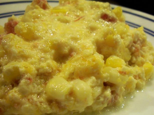 Cheesy Rotel Corn Casserole. Photo by *Parsley*