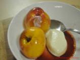 Roasted Nectarines With Mulled Wine Sauce