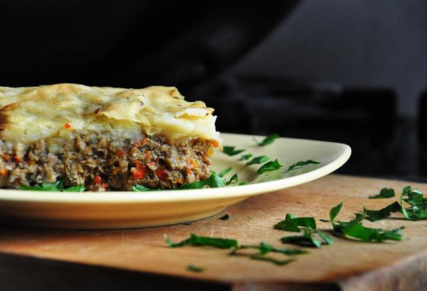 Vegetarian Mushroom Shepherd's Pie - With Vegan Version. Photo by gourmandelle