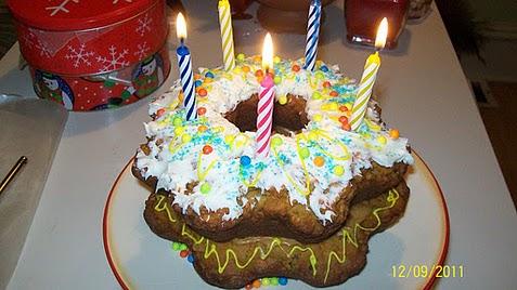 Doggie Birthday Cake for Dogs. Photo by Aric Ross