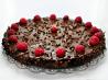 Raw Vegan Chocolate and Raspberry Birthday Cake. Recipe by gourmandelle
