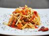 Oyster Mushroom Spaghetti With Tomato and Basil Sauce