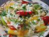 Heirloom Tomato Salad With Buttermilk Dressing and Blue Cheese. Recipe by Queen Dana