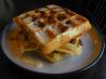Cinnamon Roll Waffles. Recipe by gailanng