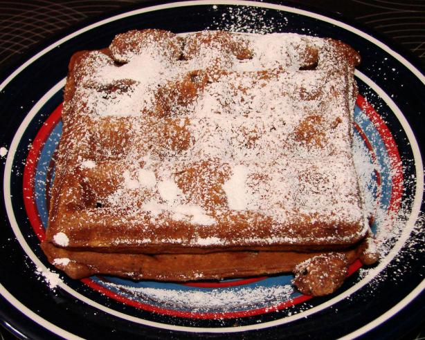 Chocolate Brunch Waffles. Photo by Boomette