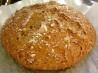 Whole Wheat No-Knead Bread With Flax Seeds and Oats