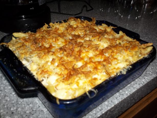 Cheesy Leftover Ham Casserole. Photo by PSU Lioness
