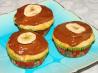 Banana Muffins With Chocolate Peanut Frosting. Photo by Boomette