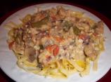 Turkey Tofu Stroganoff