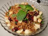 Apple, Pomegranate and Wheat Berry Salad