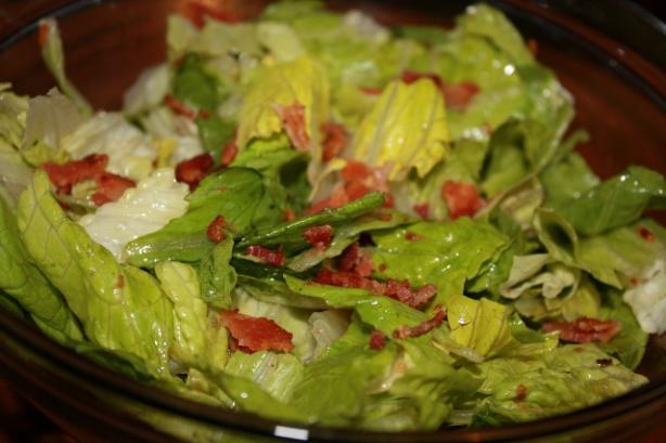 Wilted Greens With Bacon Vinaigrette. Photo by ~Nimz~