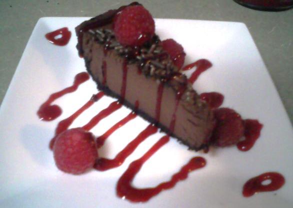 Healthy Dark Chocolate Torte (Pie). Photo by Kathi Ann