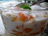 Macadamia Peach Parfait
