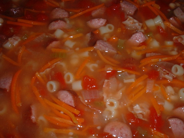 Quick 'N Easy Pasta & Bean Soup. Photo by msm in Michigan