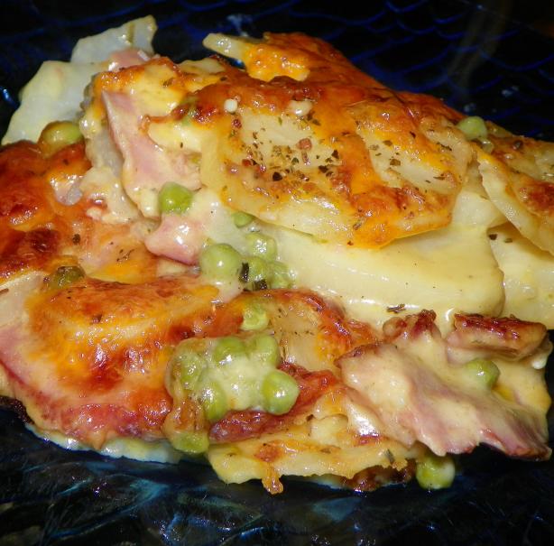 Herbs De Provence - Scalloped Potatoes and Ham Casserole. Photo by Baby Kato