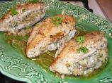 Chicken Breasts Stuffed With Basil Walnut Butter