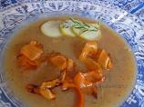 Potato Rosemary Soup With Crispy Carrots