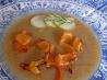 Potato Rosemary Soup With Crispy Carrots. Recipe by LifeIsGood
