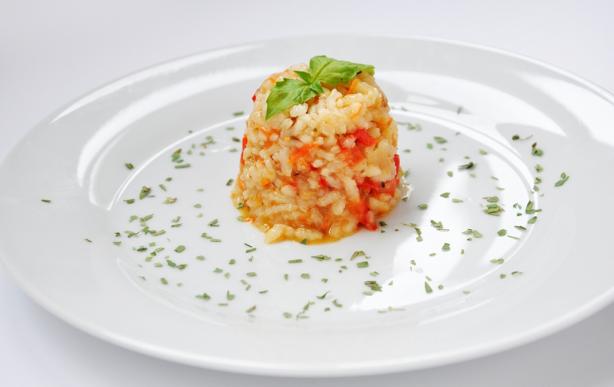 Vegetarian Serbian Rice Pilaf. Photo by gourmandelle