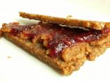 Almond Butter and Jam Sandwich. Photo by Lalaloula