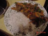Stir-Fried Beef, Broccoli, and Yams. Photo by Timothy J Higgins Eva