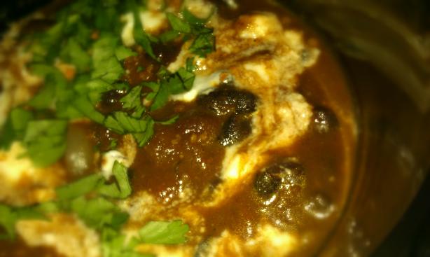Vegetarian Black Bean Chili. Photo by threeovens