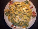 Chicken With Linguine in a White Faux Roux