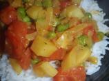 Lentil, Pea and Potato Curry
