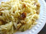Orzo With Blue Cheese and Walnuts