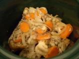 Italian Dressing Whole Chicken Crock Pot Recipe. Photo by mums the word