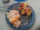After Party Fruit Salad and Mac & Cheese