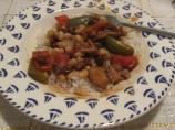 Sweet and Spicy Tomato and Pepper Chicken Stew
