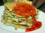 Zucchini,corn and Coriander Fritters. Photo by **Jubes**