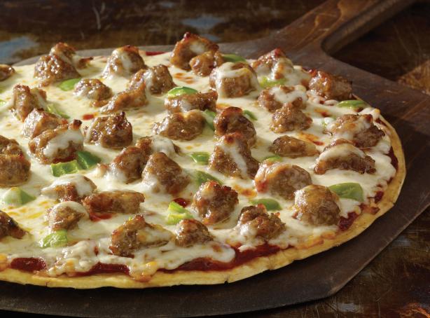 Easy Sausage Pizza. Photo by Johnsonville Sausage