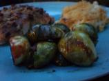 Soy and Sriracha Glazed Brussels Sprouts
