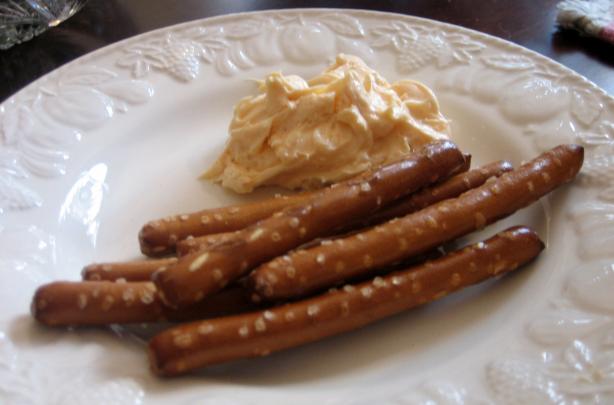 Pretzel Dip (Old English Cheese Dip). Photo by livie