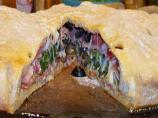 Monster Stromboli  - Stuffed Pizza Style