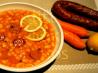 Delicious Bean Soup With Spicy Sausage. Photo by littlecookingtips
