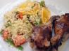Barbecued Drumsticks With Orange Couscous