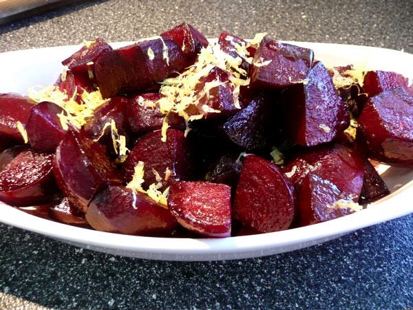 Maple Glazed Beets. Photo by Mikekey