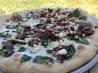 Spinach, Mushroom, Red Onion and Goat Cheese Pizza. Photo by AZPARZYCH