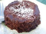 Peanut Butter Chocolate Cake for One. Photo by HokiesLady