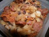 Rustic Sausage With Potatoes Casserole
