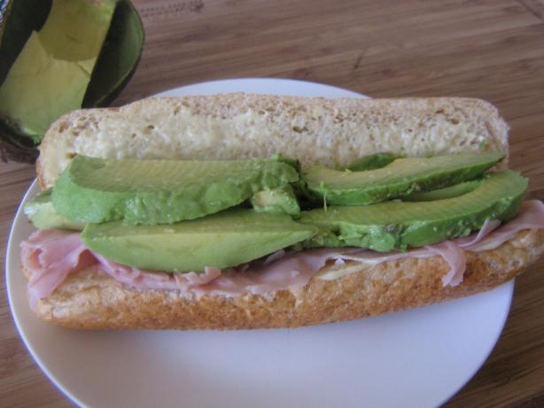 Avocado and Ham Sandwiches. Photo by I'mPat