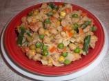 Everythin Goes Chick Pea and Tuna Noodle Casserol