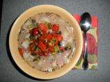 Roasted Vegetable Rhode Island Clam Chowder